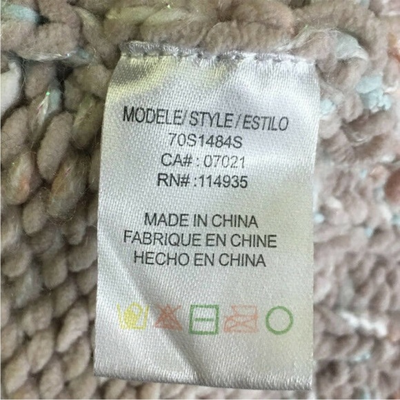 Slate and willow rent the runway nude and multi color turtle neck sweater - Picture 6 of 10